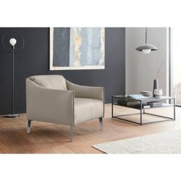 W.SCHILLIG Cocktailsessel sally, mit Metall-Winkelfüßen in Chrom glänzend
