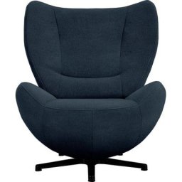 TOM TAILOR Loungesessel TOM PURE, mit Metall-Drehfuß in Schwarz