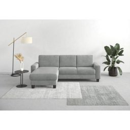 Home affaire Ecksofa Summer, mit Recamiere, mit oder ohne Bettfunktion und Bettkasten, Cord-Bezug