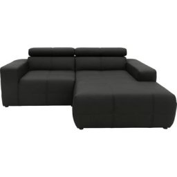DOMO collection Ecksofa Brandon, Mit Kopfteilverstellung, auch in Leder