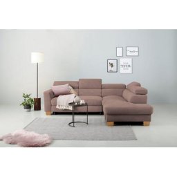 Home affaire Ecksofa, wahlweise Bettfunktion + Bettkasten, auch in Aqua Clean Supreme-Bezug