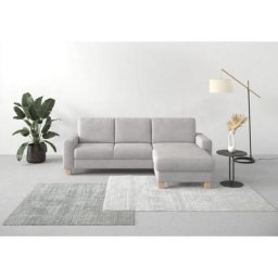 Home affaire Ecksofa Summer, mit Recamiere, mit oder ohne Bettfunktion und Bettkasten, Cord-Bezug