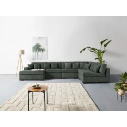 Guido Maria Kretschmer Home&Living Wohnlandschaft Skara, 5 Teile, Lounge-Sofa mit Federkernpolsterung, in vielen Bezugsvarianten