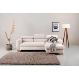 Home affaire Ecksofa, Polsterung für bis zu 140 kg pro Sitzfläche, incl. Kopfteilverstellung