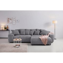 Home affaire Ecksofa Riveo Luxus, Polsterung für bis zu 140 kg pro Sitzfläche, auch mit Cord-Bezug