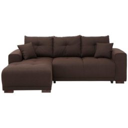 Home affaire Ecksofa Viborg, mit Regal in der Armlehne, wahlweise mit Bettfunktion