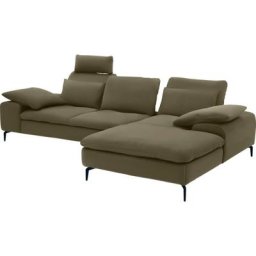W.SCHILLIG Ecksofa valentinoo, Set, inklusive Hocker, mit Sitztiefenverstellung, Breite 299 cm