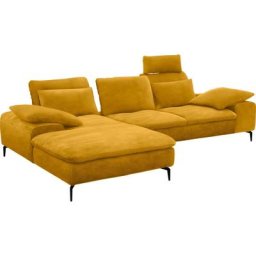 W.SCHILLIG Ecksofa valentinoo, Set, inklusive Hocker, mit Sitztiefenverstellung, Breite 299 cm