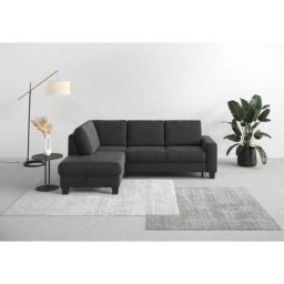 Home affaire Ecksofa Summer, mit Ottomane, mit oder ohne Bettfunktion und Bettkasten, Cord-Bezug