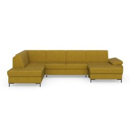 DOMO collection Wohnlandschaft Capelo, mit Armteilverstellung, wahlweise mit Bettfunktion, Federkern