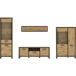 FORTE Wohnwand, (Set, 4-St)
