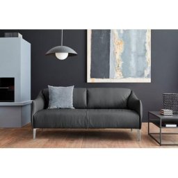 W.SCHILLIG 2,5-Sitzer sally, mit Metall-Winkelfüßen in Chrom glänzend, Breite 194 cm