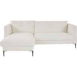 Leonique Ecksofa, extra hohe Füße aus Metall, auch für kleinere Räume geeignet