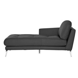 W.SCHILLIG Chaiselongue softy, mit dekorativer Heftung im Sitz, Füße Chrom glänzend