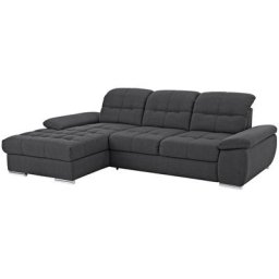 Home affaire Ecksofa Lotus Luxus, Recamierenabschluß in vielen Varianten, incl. 3x Sitztiefenverstellung