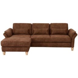 Home affaire Ecksofa Palazzo, incl. Sitztiefenverstellung, wahlweise mit Bettfunktion und Stauraum