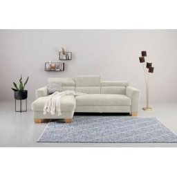 Home affaire Ecksofa, Polsterung für bis zu 140 kg pro Sitzfläche, incl. Kopfteilverstellung