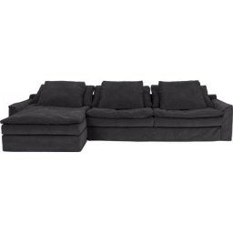 furninova Big-Sofa Sake, mit 6 Kissen, abnehmbarer Hussenbezug, Kissen mit Federn gefüllt