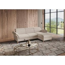 Home affaire Ecksofa, mit motorischen Funktionen im Sofa und Recamiere