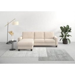 Home affaire Ecksofa Summer, mit Recamiere, mit oder ohne Bettfunktion und Bettkasten, Cord-Bezug