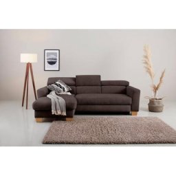 Home affaire Ecksofa, Polsterung für bis zu 140 kg pro Sitzfläche, incl. Kopfteilverstellung