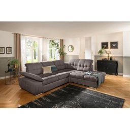 Home affaire Ecksofa Lotus, mit Sitztiefenverstellung, in 3 Bezugsarten und vielen Varianten