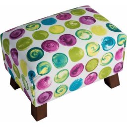 Max Winzer® Fußhocker Footstool, Minihocker Breite 40 cm, mit bunten Punkten