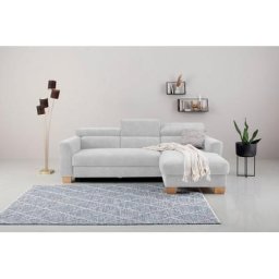 Home affaire Ecksofa, Polsterung für bis zu 140 kg pro Sitzfläche, incl. Kopfteilverstellung