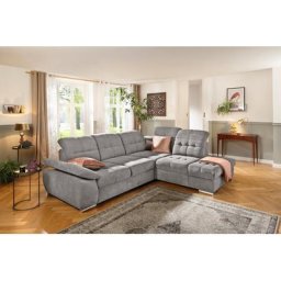 Home affaire Ecksofa Lotus, mit Sitztiefenverstellung, in 3 Bezugsarten und vielen Varianten