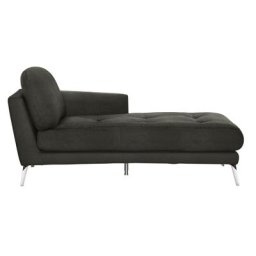 W.SCHILLIG Chaiselongue softy, mit dekorativer Heftung im Sitz, Füße Chrom glänzend