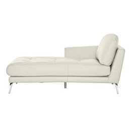 W.SCHILLIG Chaiselongue softy, mit dekorativer Heftung im Sitz, Füße Chrom glänzend