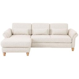 Home affaire Ecksofa Palazzo, incl. Sitztiefenverstellung, wahlweise mit Bettfunktion und Stauraum