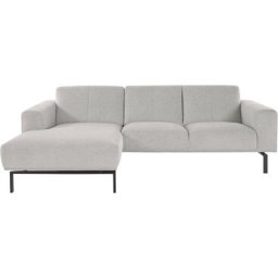 andas Ecksofa Lungre, in verschiedenen Größen bestellbar, extra hohe Füße aus Metall