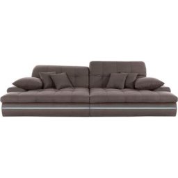 Mr. Couch Big-Sofa Biarritz, Wahlweise mit Kopfteilverstellung und RGB-LED-Beleuchtung