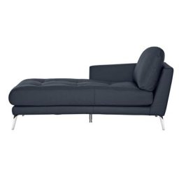 W.SCHILLIG Chaiselongue softy, mit dekorativer Heftung im Sitz, Füße Chrom glänzend