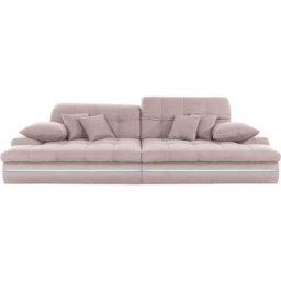 Mr. Couch Big-Sofa Biarritz, Wahlweise mit Kopfteilverstellung und RGB-LED-Beleuchtung