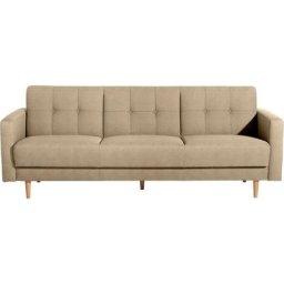 Max Winzer® 3-Sitzer Jesper, Schlafsofa mit Knopfheftung im Rücken, inklusive Bettkasten