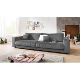 3C Candy Big-Sofa Enisa II, incl. 1 Flatterkissen, Wahlweise mit Flecken-Schutz-Bezug Easy care