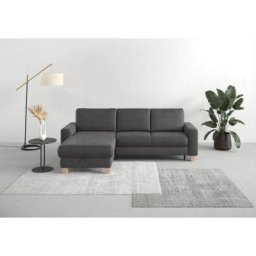 Home affaire Ecksofa Summer, mit Recamiere, mit oder ohne Bettfunktion und Bettkasten, Cord-Bezug