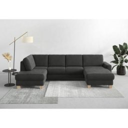 Home affaire Wohnlandschaft Summer, mit oder ohne Bettfunktion und Bettkasten, Cord-Bezug