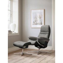 Stressless® Relaxsessel Sunrise, mit Cross Base, Größe S, M & L, Holzakzent Schwarz