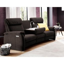 Home affaire Sofa Turin, mit motorischer Relaxfunktion, Tisch, Leuchte + USB-Ladestation