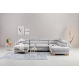 Home affaire Wohnlandschaft, mit Kopfteilverstellung, wahlweise mit Bettfunktion + Bettkasten