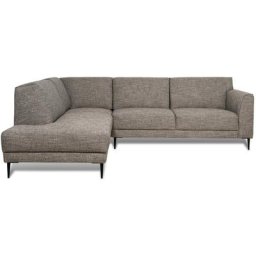 Places of Style Ecksofa Oshawa, mit festen Sitz- und Rückenkissen