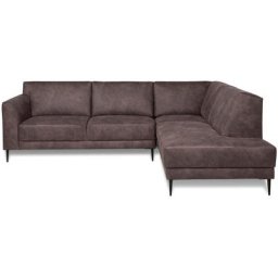Places of Style Ecksofa Oshawa, mit festen Sitz- und Rückenkissen