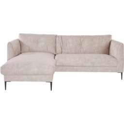 Leonique Ecksofa, extra hohe Füße aus Metall, auch für kleinere Räume geeignet