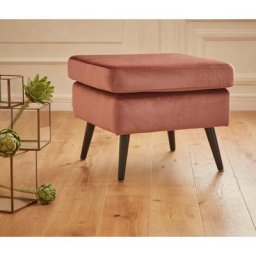 Guido Maria Kretschmer Home&Living Hocker Salla, Bezug auch in Luxus-Microfaser in Teddyfelloptik