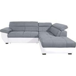 COTTA Polstergarnitur, (Set), Set: bestehend aus Ecksofa und Hocker, inklusive Kopfteilverstellung