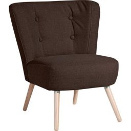 Max Winzer® Sessel Nikki, im Retro-Design, mit Holzbeinen