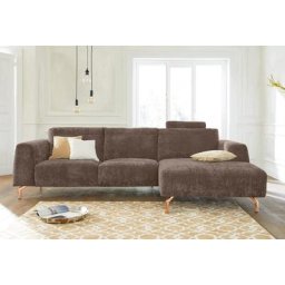 Guido Maria Kretschmer Home&Living Ecksofa Logge, wahlweise mit Metall- oder Holzfüßen